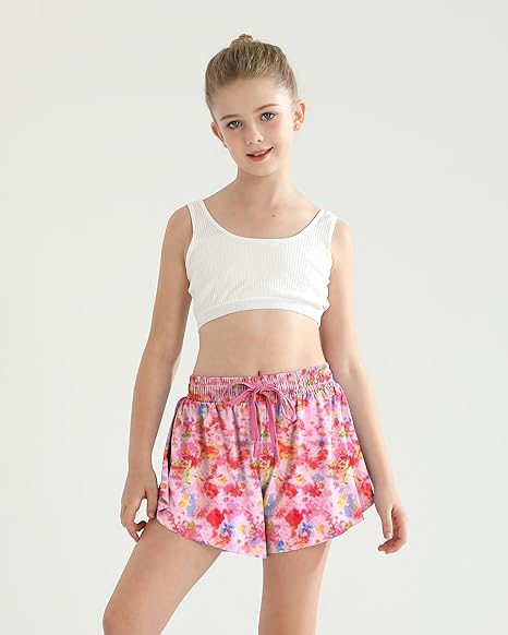 Girls Skorts Flowy Butterfly Shorts