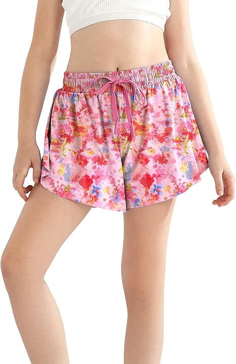 Girls Skorts Flowy Butterfly Shorts