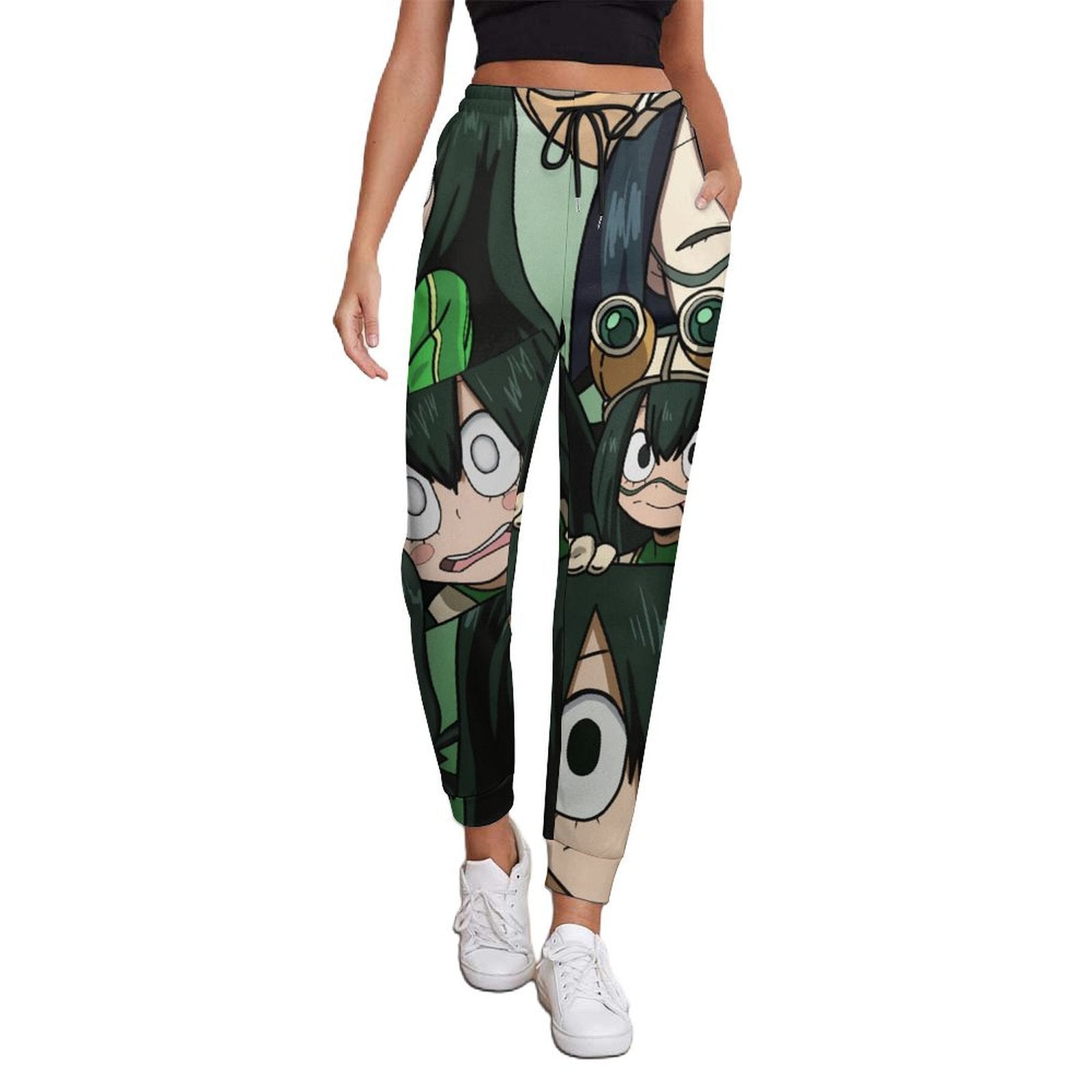 Girl Cartoon My Hero Academia Womens Sweatpants Joggers Pants