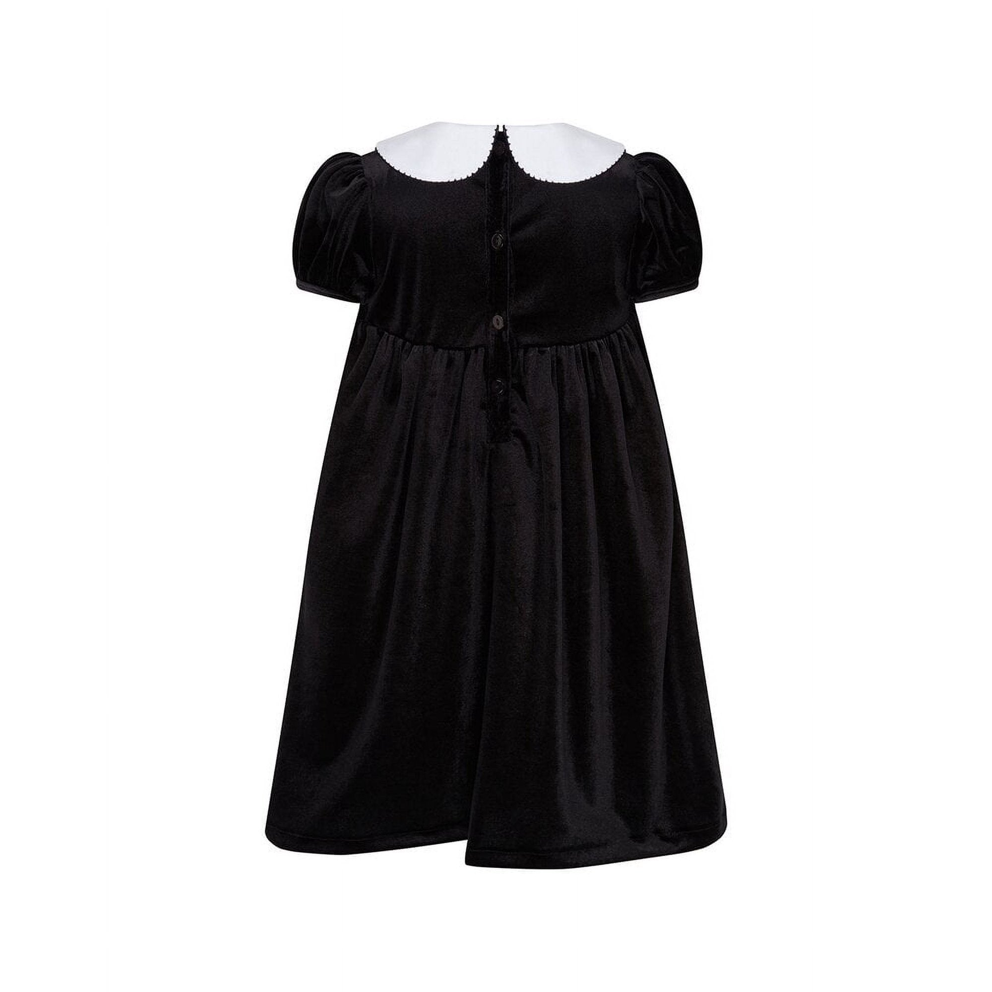 Holly Hastie girls Princess Luna Hand Smocked Velvet Party Dress, 3-4 Years